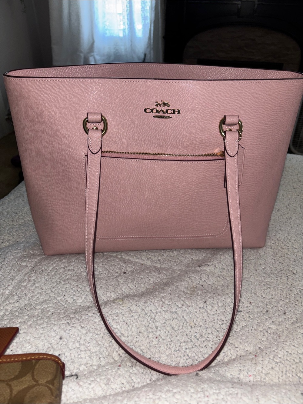 Coach Station Tote Bag carnation pink /gold - Picture 4 of 5